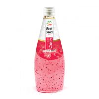 290ml Vinut bottle Cherry juice with Basil seed Drink