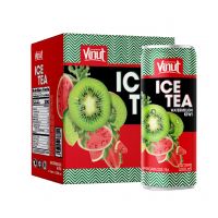 250ml Carbonated drinks VINUT Can (Tinned) Ice Tea Watermelon Kiwi Juice Factories Sugar Free Private Label
