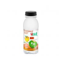 251ml VINUT Plastic Bottle Coconut water with Mango &amp; Peach OEM Beverage Free Sample Suppliers Low-Salt in Vietnam