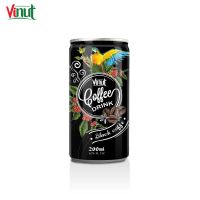 200ml VINUT Can (Tinned) Private Label Black Coffee Suppliers And Manufacturers Beverage