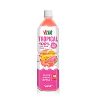 1L VINUT 100% Tropical Fruit Juice Blend (Guava, Mango, Orange)