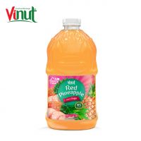 67.6 fl oz VINUT Red Pineapple Juice no sugar add pineapple juice bottle juice Private Label Factory