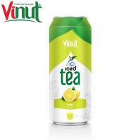 500ml VINUT Fresh bottle White Label Iced tea Lemon flavour Distribution in Vietnam