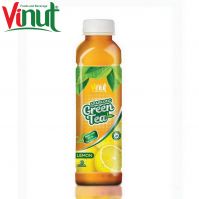 500ml VINUT Delicious bottle Beverage Product Development Real Green Tea with Lemon juice Manufacturing in Vietnam