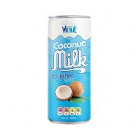 320ml VINUT Can (Tinned) Coconut milk with Original Beverage Development Sellers Small MOQ Glucose Halal Certified Vietnam