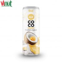 250ml VINUT Can (Tinned) Coconut milk with Roasted Custom Private Label Manufacturer Directory Sugar-Free in Vietnam
