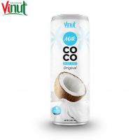 250ml VINUT Can (Tinned) Coconut milk with Original Free Design Your Label Sellers Best Products Packed Low-Salt in Vietnam