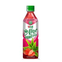 16.9 fl oz VINUT Aloe Vera and Strawberry Juice Drink with Collagen