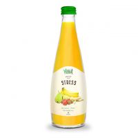 330ml Glass bottle Banana Pear Strawberry fruit juice manufacturer