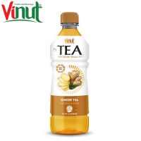 500ml VINUT No fat and no sugar bottle OEM Good Quality Fresh Green tea with Ginger Wholesale Suppliers in Vietnam