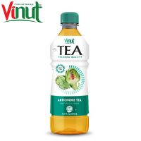 500ml VINUT Best Products Packed bottle ODM service Fresh Green tea with Artichoke Manufacturer Directory in Vietnam