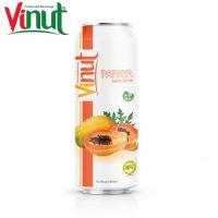 VINUT 500ml Papaya Juice with pulp Distribution OEM Beverage Free Sample Sugar free tropical