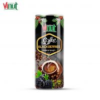 250ml VINUT Can (Tinned) ODM service Coffee with Blackberries Supplier 100% Nature