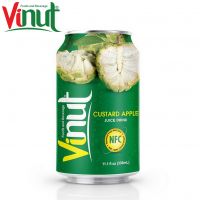 VINUT 330ml Custard Apple Juice Wholesale Suppliers OEM Customize Private label No preservatives