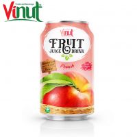 VINUT 300ml Peach Juice Sellers Sale fresh customized label Custom Formulation