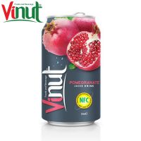 330ml VINUT Can (Tinned) Original Taste Pomegranate Juice Company OEM Brand High Quality Tropical fruit juice