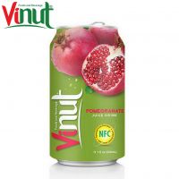 330ml VINUT Can (Tinned) Original Taste Pomegranate Factories OEM Beverage Free Sample Real fruit juice GMP Certified