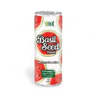 250ml Premium Quality Basil Seed Drink Watermelon Juice Flavour