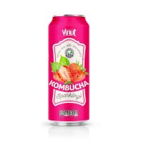 16.9 fl oz Vinut Sparkling Kombucha (White tea with Strawberry)