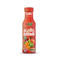 360ml VINUT Keto Peach Mandarin & Kiwi juice drink
