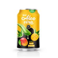 11.1 fl oz VINUT Canned NFC Aloe vera drink with Mango Juice