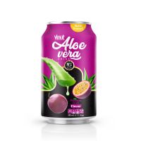 11.1 fl oz VINUT Canned NFC Aloe vera drink with Passion fruit