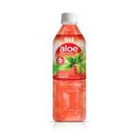 16.9 fl oz Bottle Free Sugar Original Aloe Vera Drink with Strawberry