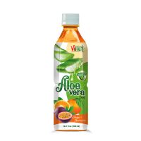 16.9 fl oz VINUT Bottle Aloe Vera Drink with orange & Passion fruit