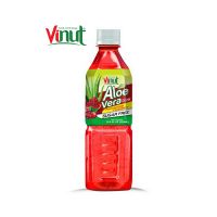 16.9 fl oz VINUT Bottle Free Sugar Aloe Vera Drink with Pomegranate & Cranberry