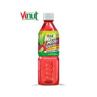 16.9 fl oz VINUT Free Sugar Aloe Vera Drink with Strawberry & Lime