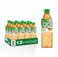 16.9 Fl Oz Bottle Free Sugar Aloe Vera Drink Hot Selling No Sugar Added Beverage Manufacture Free Sample Private Label