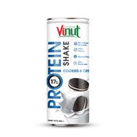 Hot Product VINUT 330ml Protein Shake with Cookies Flavor OEM/ODM Service Wholesaler Vietnam Factory