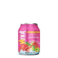 Free Sample 250ml VINUT Strawberry Juice with Pulp OEM/ODM Service