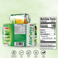 Free Sample 330ml VINUT Aloe Vera Juice Drink OEM/ODM Service 