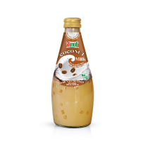 OEM/ODM Service 290ml Vinut Coconut Milk with Coffee Flavor & Nata de Coco Free Sample