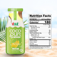  280ml Vinut Cocogurt (Coconut milk) drink with Banana (Lactose free, Dairy free, Plant based) 280ml Vinut Cocogurt (Coconut milk) drink with Peach (Lactose free, Dairy free, Plant based) 280ml Vinut Cocogurt (Coconut milk) drink with Peach (Lactose free,