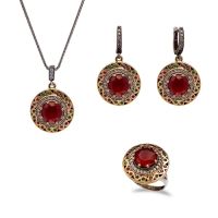 Perfect New Design 925 Sterling Silver Fantasy Collection Hot Selling Gemstone Set
