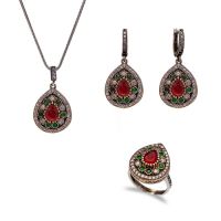 Perfect New Design 925 Sterling Silver Fantasy Collection Hot Selling Gemstone Set