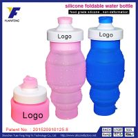 2016 Promotion Custom Logo Welcomed Wholesale Silicone Foldable Travel Bottle Oem