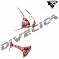Fasional and Colorful Pattern Bikini Design Swimwear
