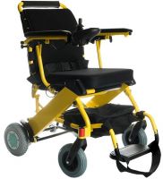 WFT-D07 Foldable Lightweight Lithium Electric Power Wheelchair Yellow