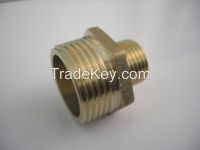 Factory Direct Brass thread reducer  NTP from China Brass nipple conne