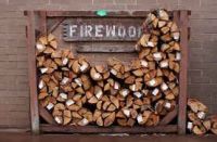 10-15% moisture FSC CERTIFIED firewood on pallets