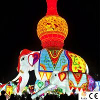 Chinese Silk Lighting Lanterns Festival Decoration For Sale