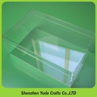 High transparent acrylic shoe box bespoke, clear shoe box display case, custom sneaker box