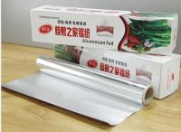 Aluminium foil rolls tinfoil silver paper BBQ barbecue baking paper green food packaging container