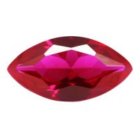 5# Corundum Marquise Cut Synthetic Ruby for Fashion Jewelry