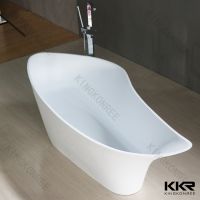 Solid surface bathroom bathtub