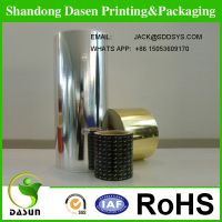 metallized aluminum foil coated paper for packing