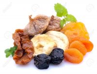 Dried fruits and vegetables